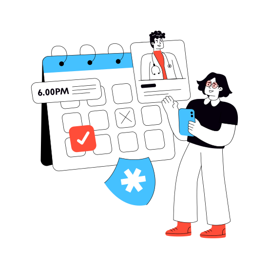 Doctor Appointment, Schedule, Planner, Almanac, Medical Schedule, illustration