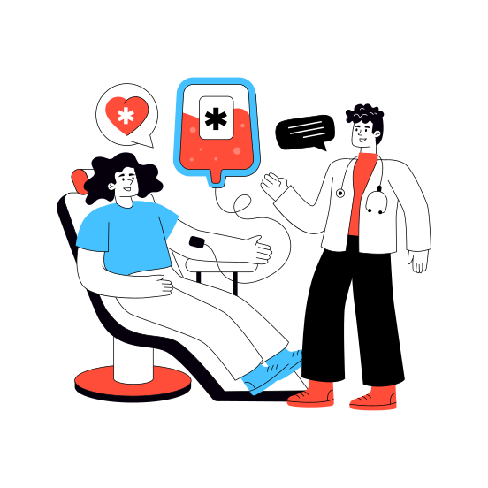 Iv Drip, Blood Drip, Blood Bag, Blood Transfusion, Saline illustration
