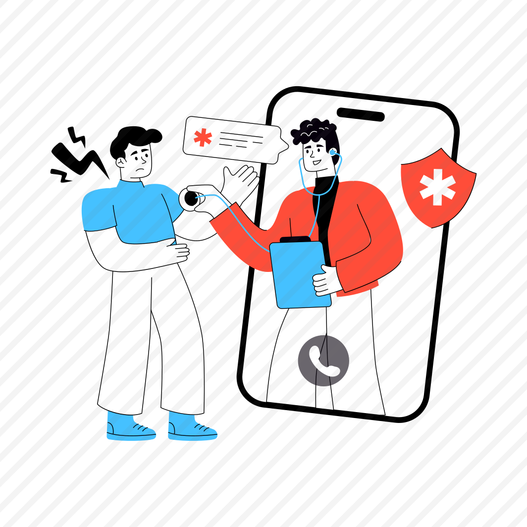 Online Patient Checkup, Doctor Patient, Doctor Consultation, Doctor Patient Talking, Physical Checkup preview