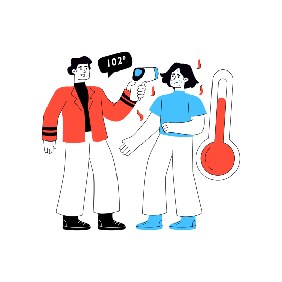 Thermometer, Thermostat, Medical Gauge, Checking Temperature, Temperature Measurement, illustration