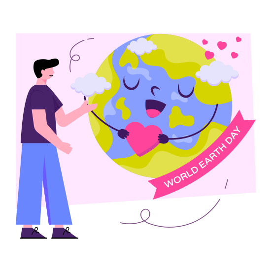 World Earth Day, Event Celebration, Global Event Day, Happy Earth Day, International Earth Day , illustration