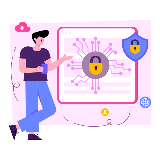 Digital Lock, Padlock, Latch, Bolt, Encryption , illustration