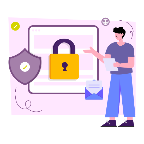 Mail Security, Mail Protection, Secure Mail, Letter Security, Letter Protections , illustration