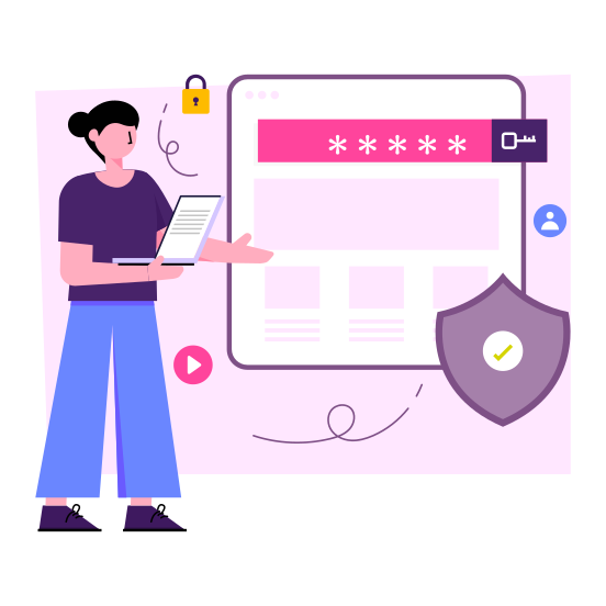 Password, Passcode, Security, Protection, Safety , illustration