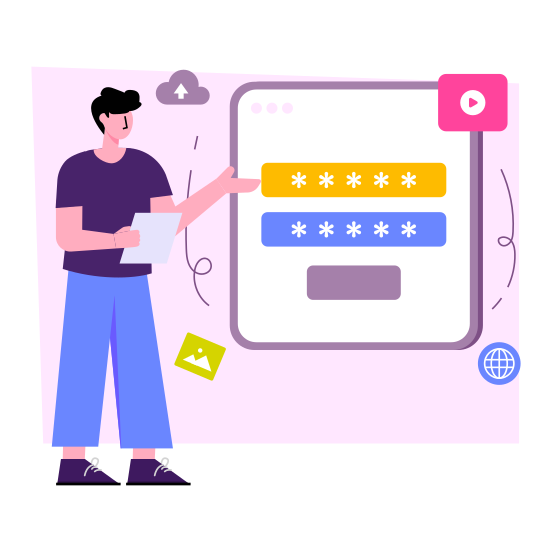 Password, Passcode, Security, Protections, Safety , illustration
