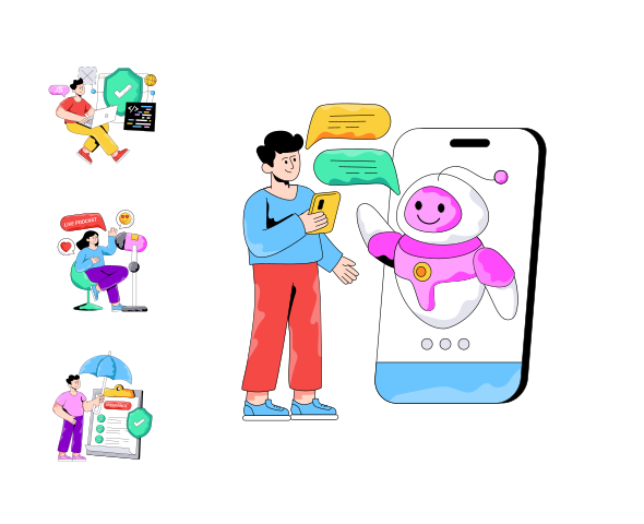Colored Line Illustrations family preview image