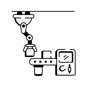 Manufacturing Robot icon