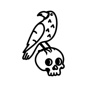 Raven Skull icon