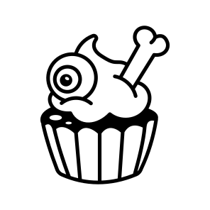 Spooky Cupcake icon