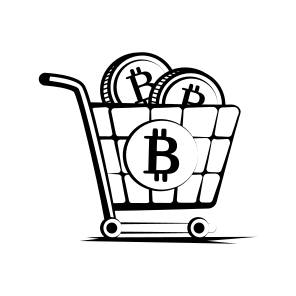 Bitcoin Trolley icon