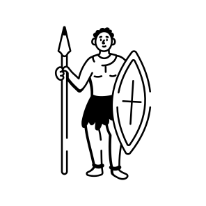 African Warrior icon