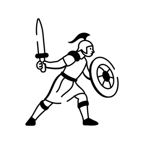 Greek Warrior icon