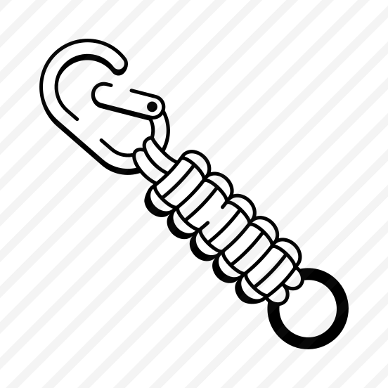 Paracord Keychain preview