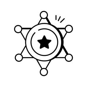 Sheriff Badge icon
