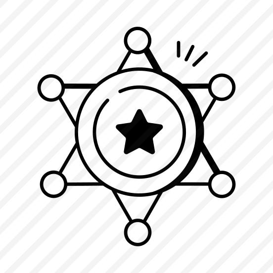 Sheriff Badge preview