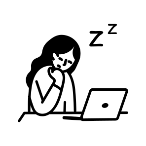 Sleeping Employee icon
