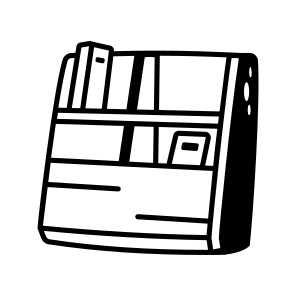 Bookshelf icon