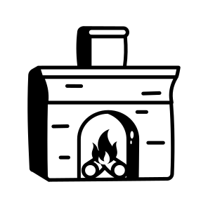 Fireplace icon