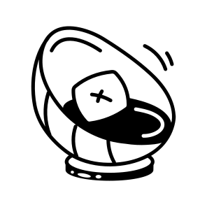Oval Chair icon