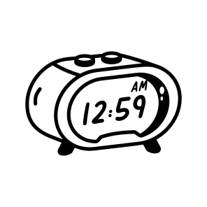 Table Clock icon