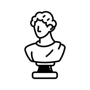 Bust Statue icon