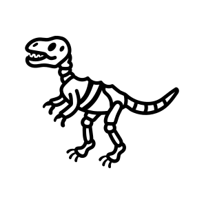 Dinosaur Skeleton icon
