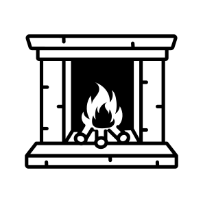 Fireplace icon