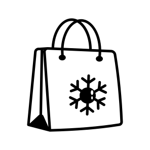 Winter Shopping icon