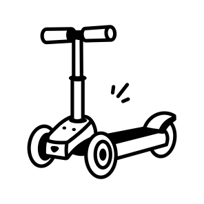 Folding Scooter icon