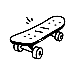 Skateboard icon
