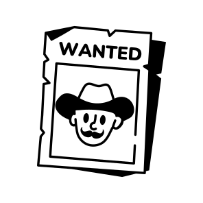 Wanted Poster icon