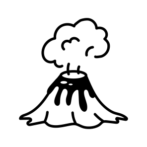 Volcano icon