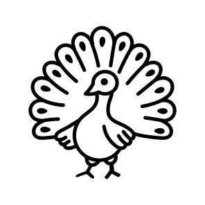 Peacock icon