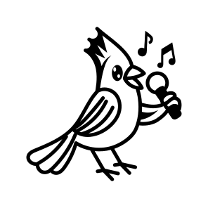 Singing icon