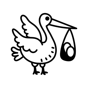 Stork icon