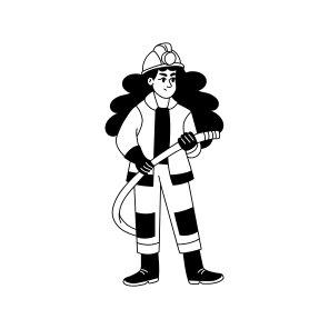 Firefighter icon