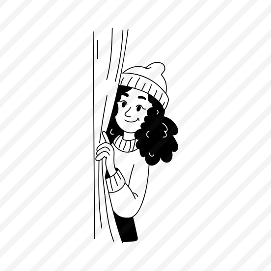 Girl Peeking preview