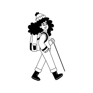 Hiking icon