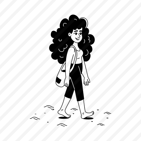 Walking Girl preview