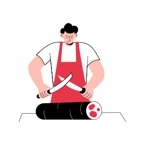 Cutting Meat icon