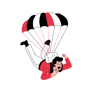 Skydiving icon