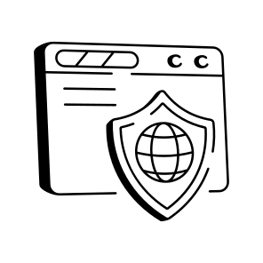 Computer Warning. icon