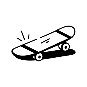Skateboard icon