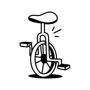 Unicycle icon