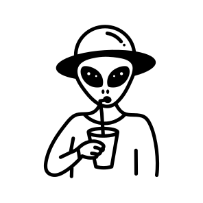 Alien Drinking icon