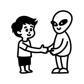 Alien Handshake icon