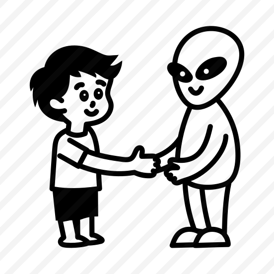Alien Handshake preview