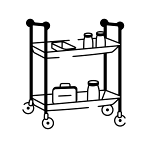 Hospital Trolley icon