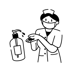 Using Sanitizer icon