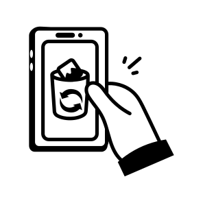 Mobile Recycling icon